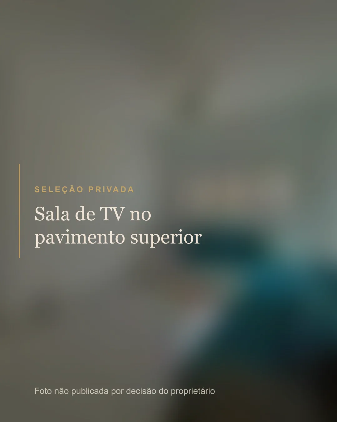 Sala de TV no pavimento superior